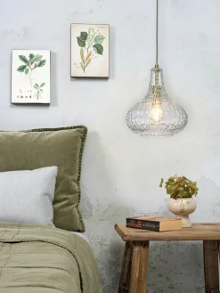 it's about RoMi Hanglamp glas Venice druppel transparant