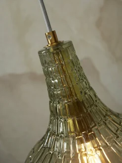 it's about RoMi Hanglamp glas Venice druppel groen