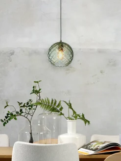 it's about RoMi Hanglamp glas Venice bol groen