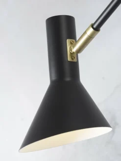 it's about RoMi Plafonniere ijzer Izmir 3-arm zwart/goud accent
