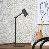 it's about RoMi Tafellamp ijzer Montreux LED 5W/tube h.11x55cm zwart