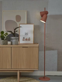 it's about RoMi Vloerlamp ijzer Salamanca 2 kappen h.145 kap Ø16 terra