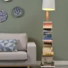 it's about RoMi Vloerlamp ijzer/hout Cambridge voor boeken naturel/ wit