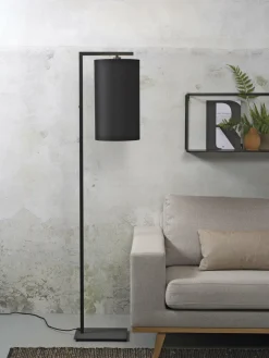 it's about RoMi Vloerlamp ijzer/zwart Boston zwart