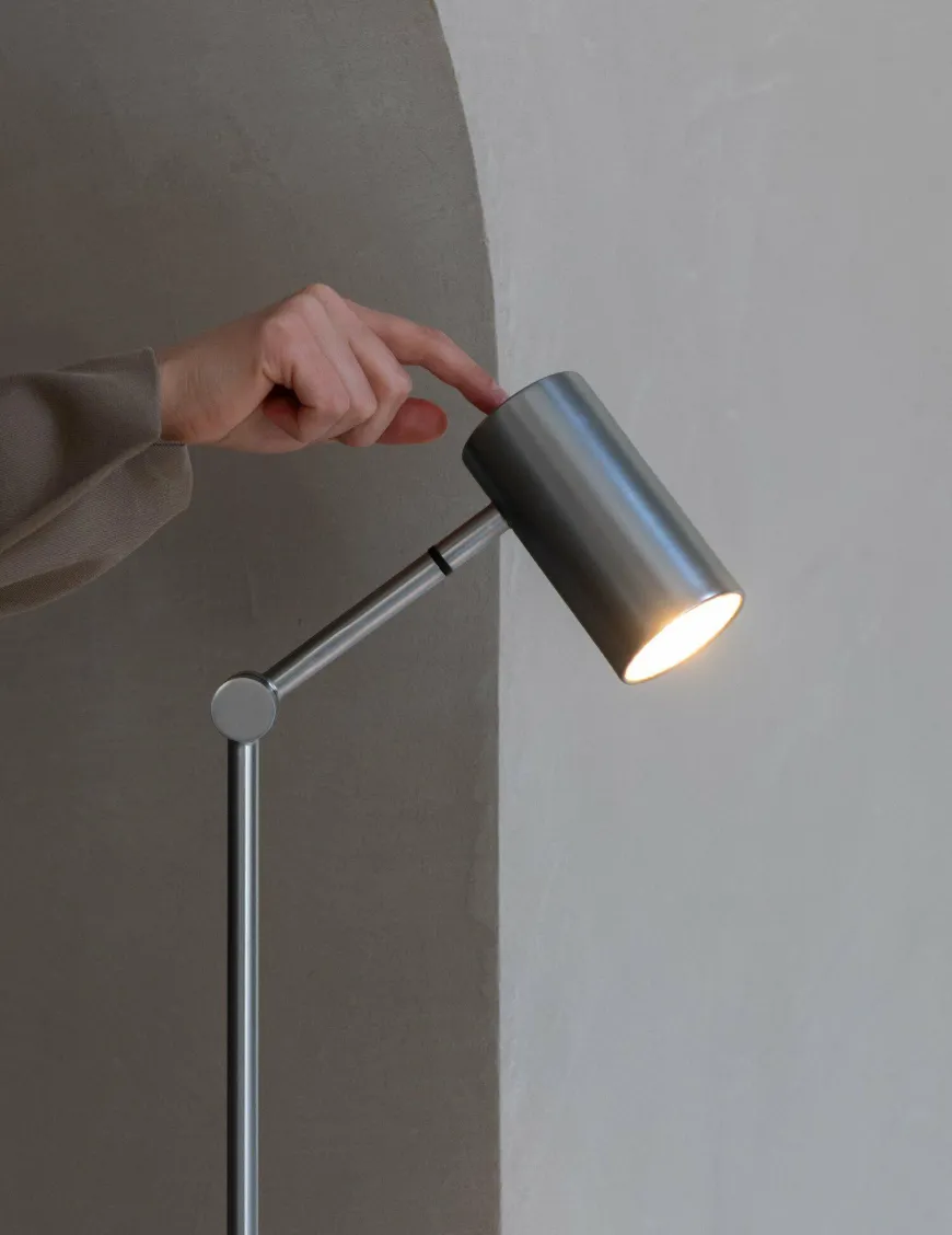 it's about RoMi Vloerlamp Montreux nickel finish