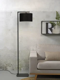 it's about RoMi Vloerlamp ijzer/zwart Boston zwart