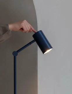 it's about RoMi Vloerlamp Montreux donker blauw