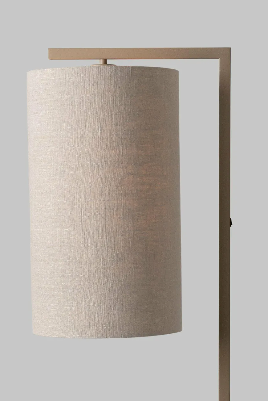 it's about RoMi Vloerlamp Boston zand/kap 2545 linnen licht