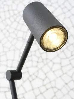 it's about RoMi Vloerlamp ijzer Montreux LED 5W/tube h.11x55cm zwart