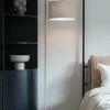 it's about RoMi Vloerlamp Boston zand/kap 3220 linnen donker