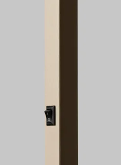 it's about RoMi Vloerlamp Boston zand/kap 3220 linnen donker