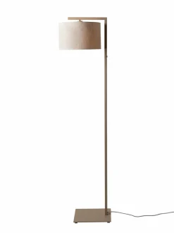 it's about RoMi Vloerlamp Boston zand/kap 3220 linnen donker