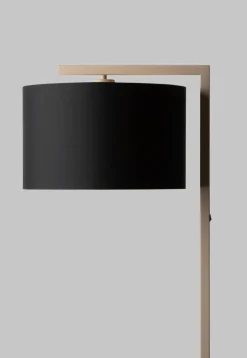 it's about RoMi Vloerlamp Boston zand/kap 3220 zwart