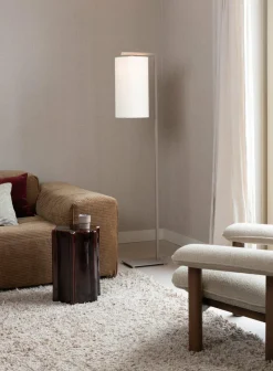 it's about RoMi Vloerlamp Boston zand/kap 2545 wit