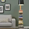 it's about RoMi Vloerlamp ijzer/hout Cambridge voor boeken naturel/ zwart