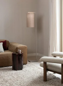 it's about RoMi Vloerlamp Boston zand/kap 2545 linnen donker
