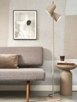 it's about RoMi Vloerlamp ijzer Salamanca 2 kappen h.145 kap Ø16 zand