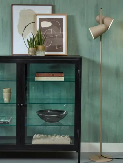 it's about RoMi Vloerlamp ijzer Salamanca 2 kappen h.145 kap Ø16 zand
