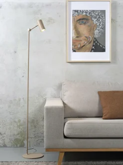 it's about RoMi Vloerlamp ijzer Montreux LED 5W/tube h.11x55cm zand