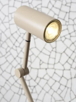 it's about RoMi Vloerlamp ijzer Montreux LED 5W/tube h.11x55cm zand