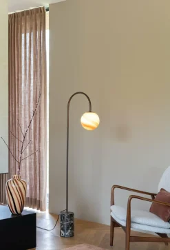 it's about RoMi Vloerlamp Tivoli bruin