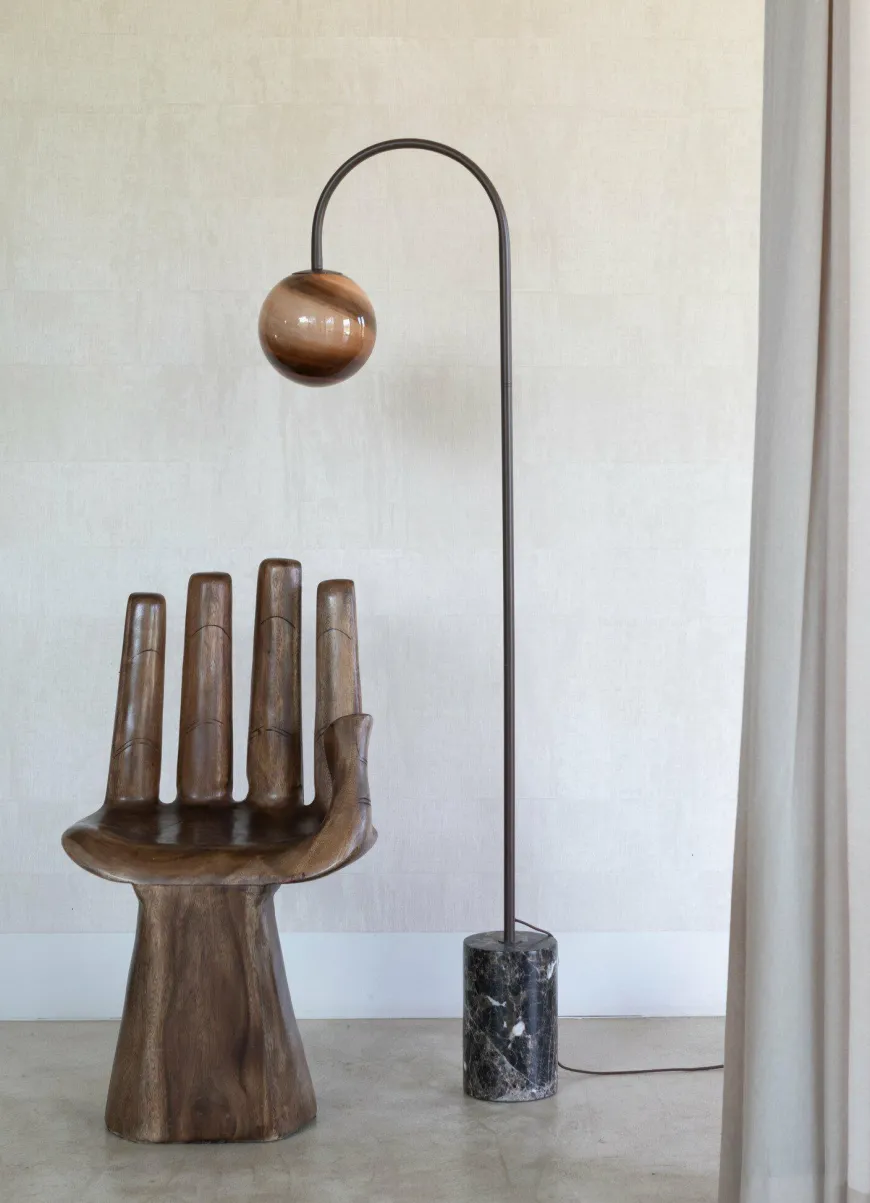 it's about RoMi Vloerlamp Tivoli bruin