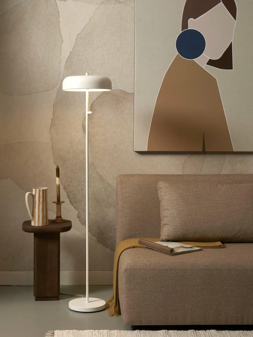 it's about RoMi Vloerlamp ijzer Porto wit