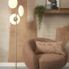 it's about RoMi Vloerlamp Sapporo 3-schijf wit/zand