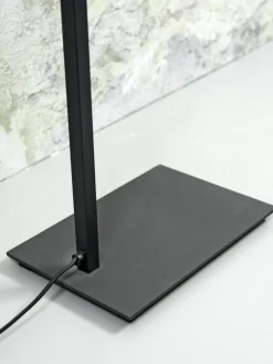 it's about RoMi Vloerlamp ijzer/zwart Boston wit