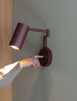 it's about RoMi Wandlamp Bilbao burgundy