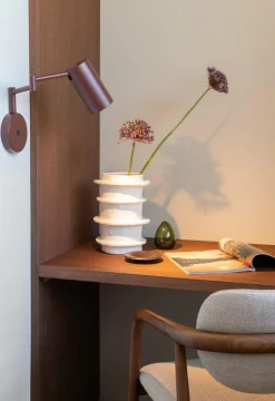 it's about RoMi Wandlamp Bilbao burgundy