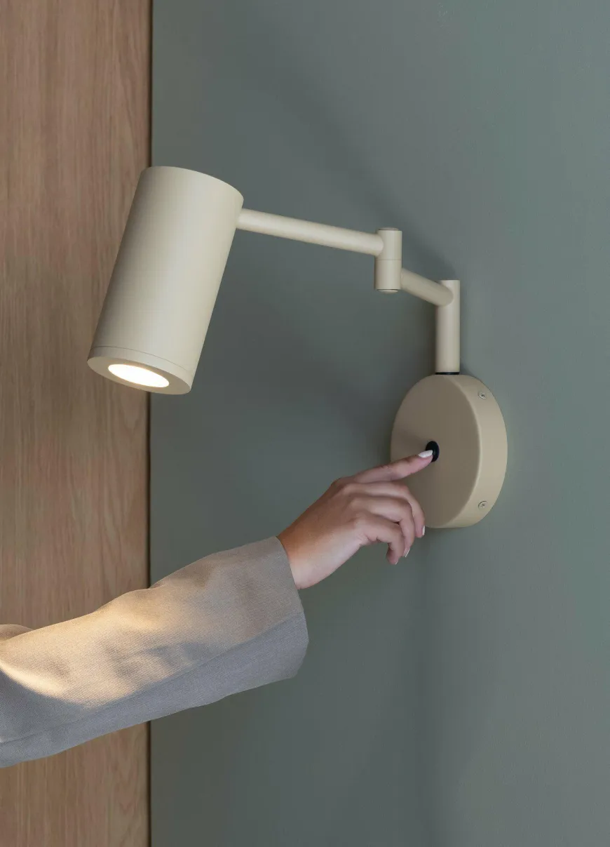 it's about RoMi Wandlamp Bilbao beige
