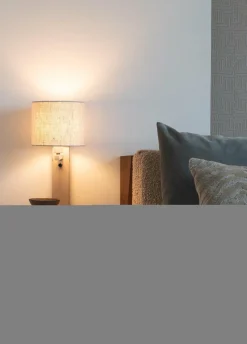 it's about RoMi Wandlamp Florence zand/kap 1815 linnen licht