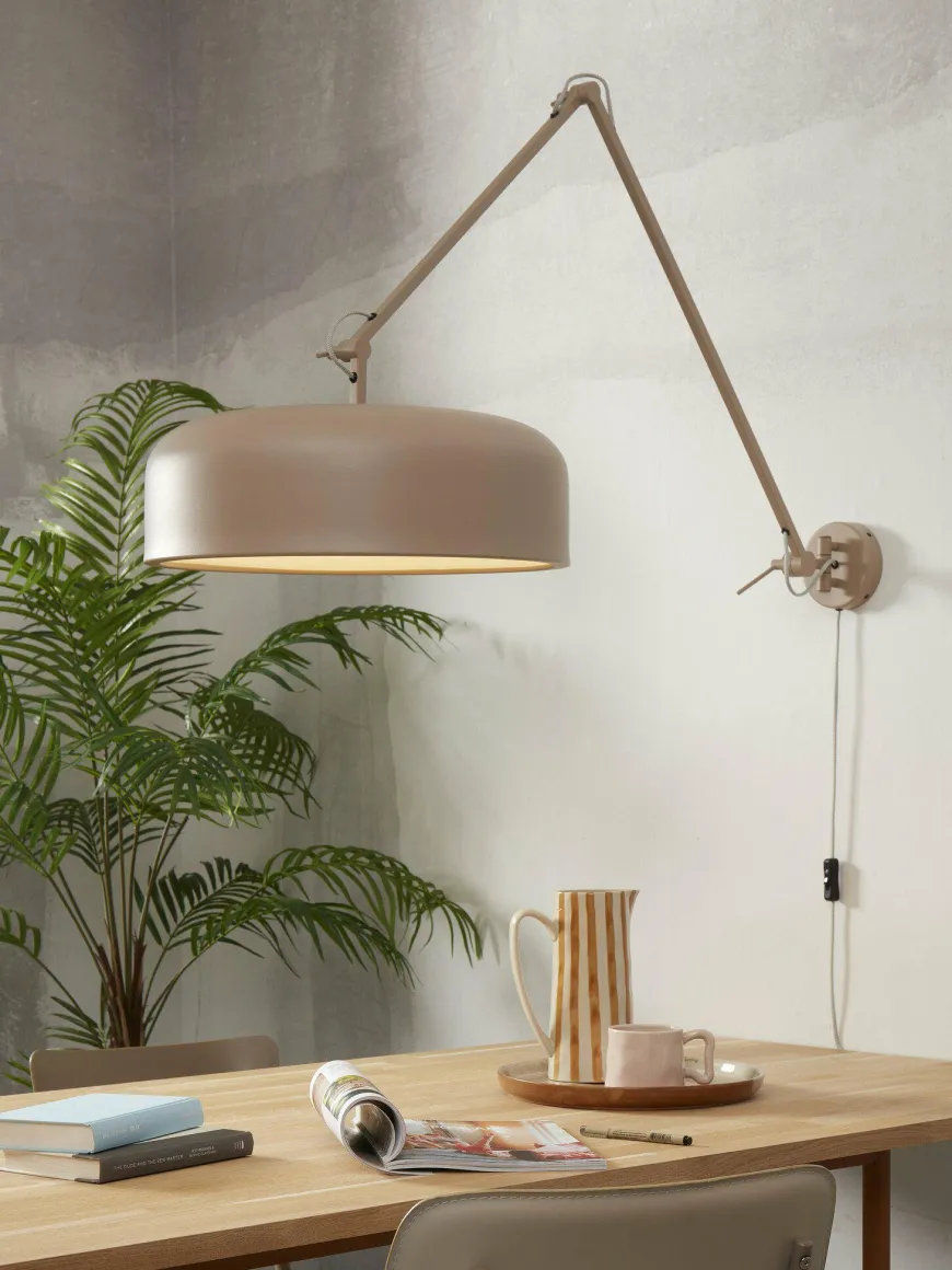 it's about RoMi Wandlamp ijzer Marseille zand