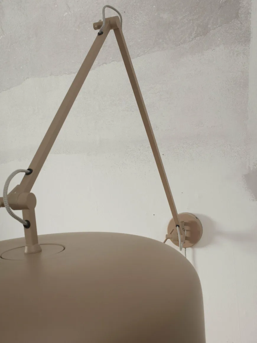 it's about RoMi Wandlamp ijzer Marseille zand