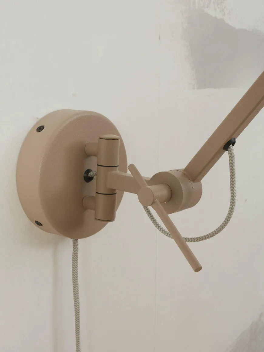 it's about RoMi Wandlamp ijzer Marseille zand