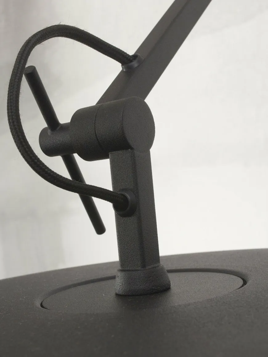 it's about RoMi Wandlamp ijzer Marseille zwart