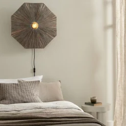it's about RoMi Wandlamp Panama dia. 65cm donkergrijs