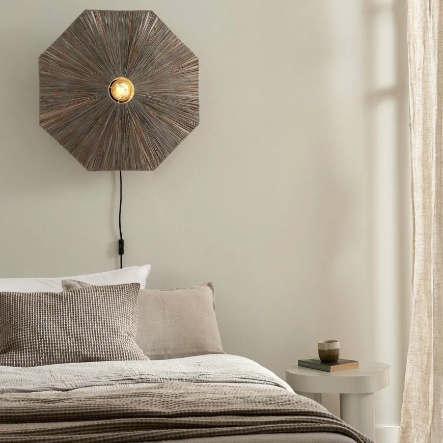 it's about RoMi Wandlamp Panama dia. 65cm donkergrijs
