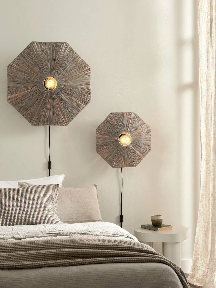 it's about RoMi Wandlamp Panama dia. 65cm donkergrijs