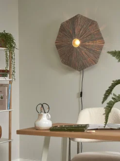 it's about RoMi Wandlamp Panama dia. 65cm donkergrijs