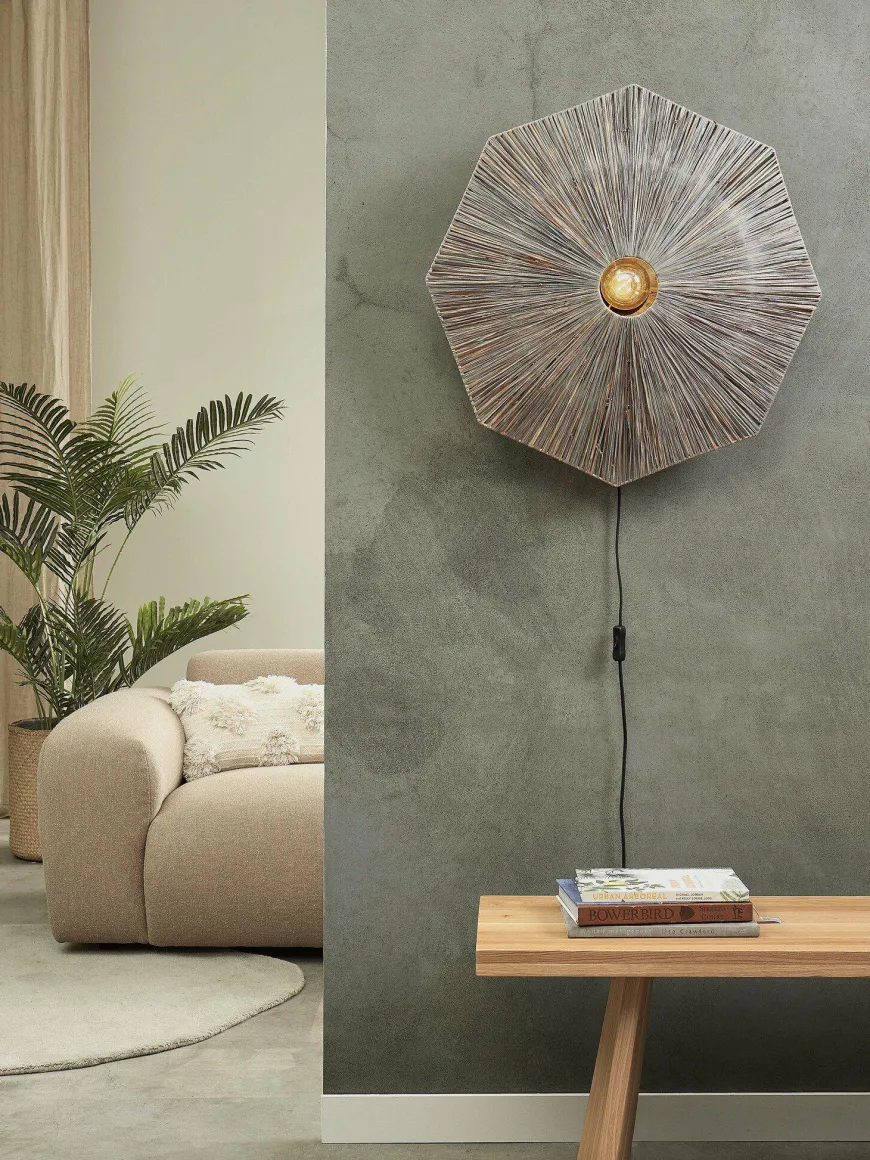 it's about RoMi Wandlamp Panama dia. 65cm donkergrijs