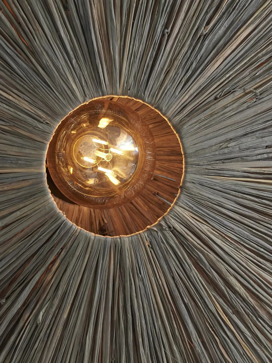 it's about RoMi Wandlamp Panama dia. 65cm donkergrijs