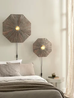 it's about RoMi Wandlamp Panama dia. 45cm donkergrijs