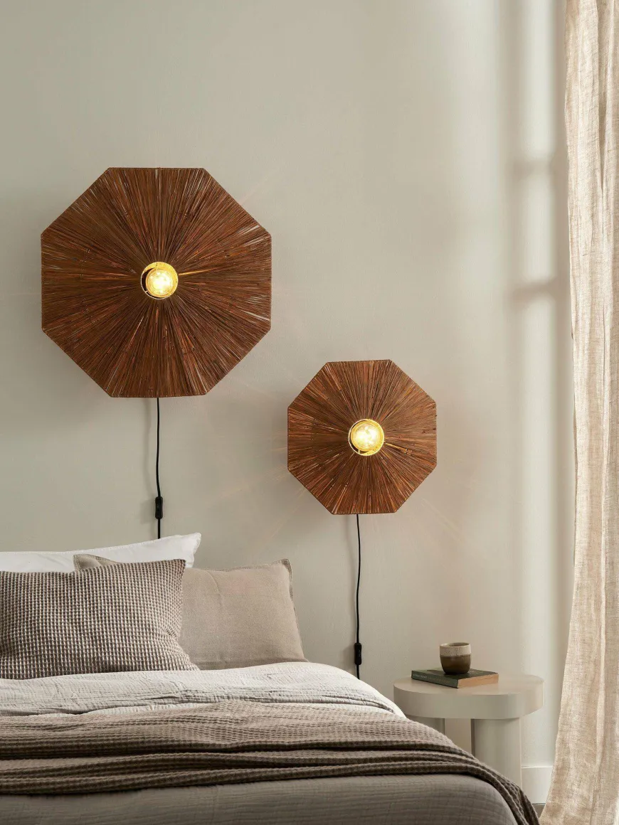 it's about RoMi Wandlamp Panama dia. 45cm bruin