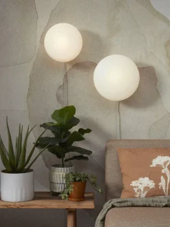 it's about RoMi Wandlamp Sapporo glas wit/zand S