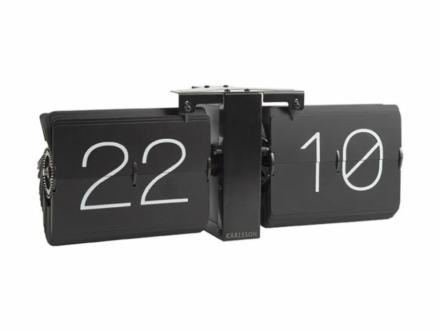 Karlsson Flip klok No Case Stand Zwart