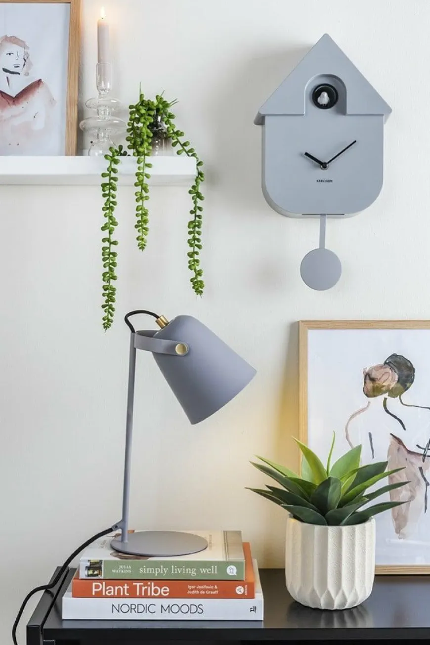 Karlsson Klok Modern Cuckoo - Grijs
