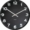 Karlsson Klok new classic medium zwart Ø 40,5 cm