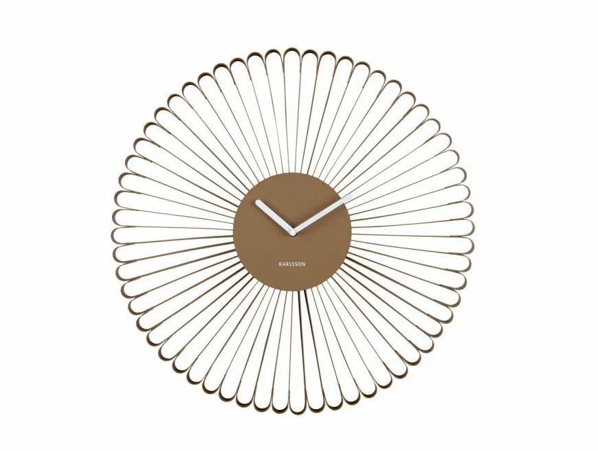 Karlsson Wandklok Cascara mocca bruin